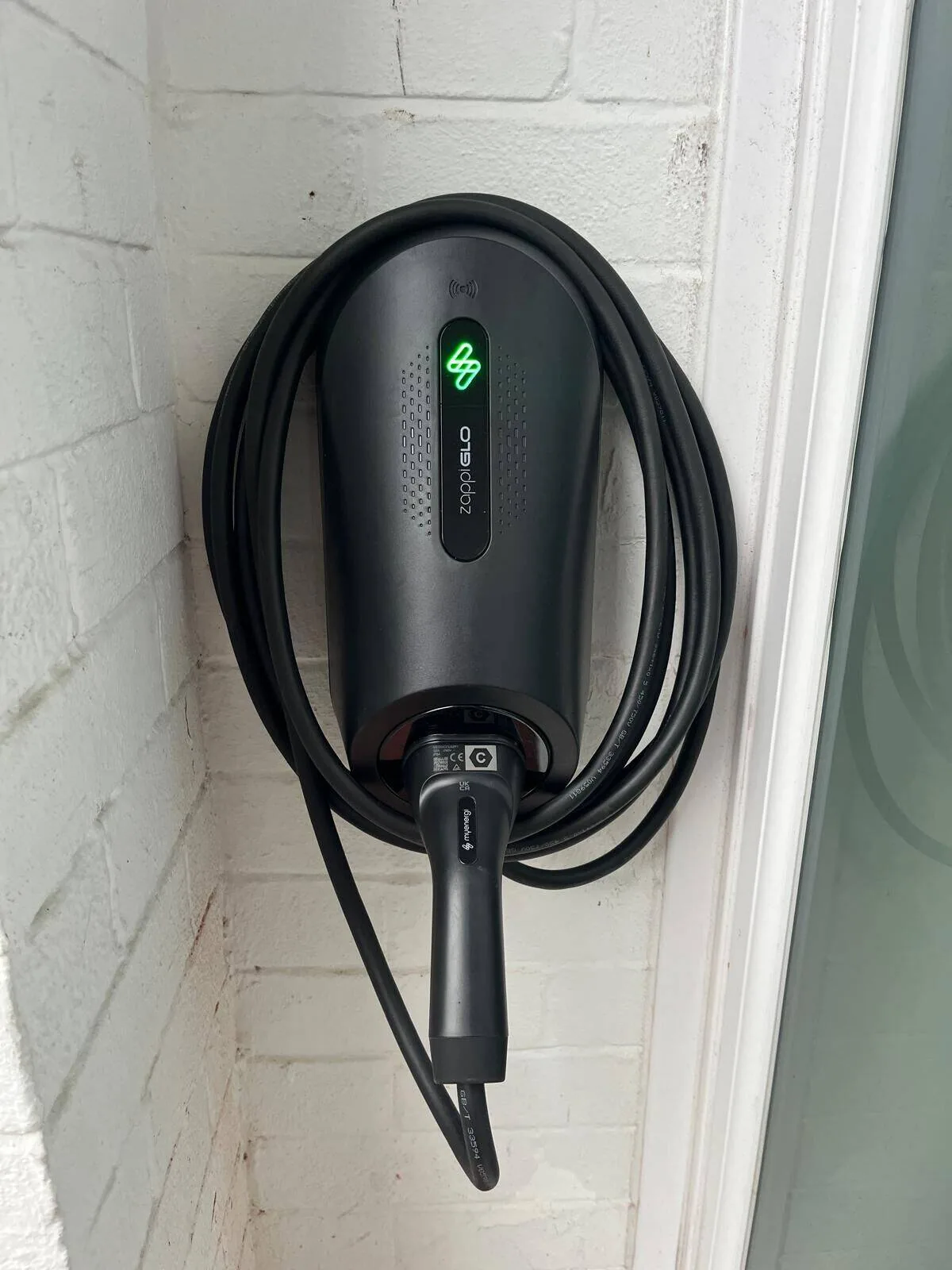 Zappi GLO 7kW smart EV charger installation